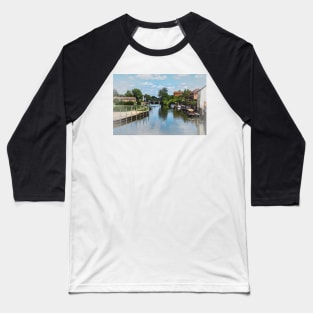 The River Avon At  Tewkesbury Baseball T-Shirt